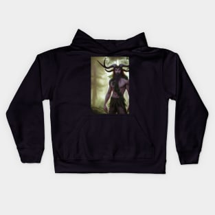 Cernunnos, the horned god Kids Hoodie